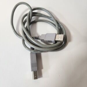 Grey USB 2.0 Printer Cable Type A to Type B Male Data Cord 4ft‎ 24/28AWG 80C 30V